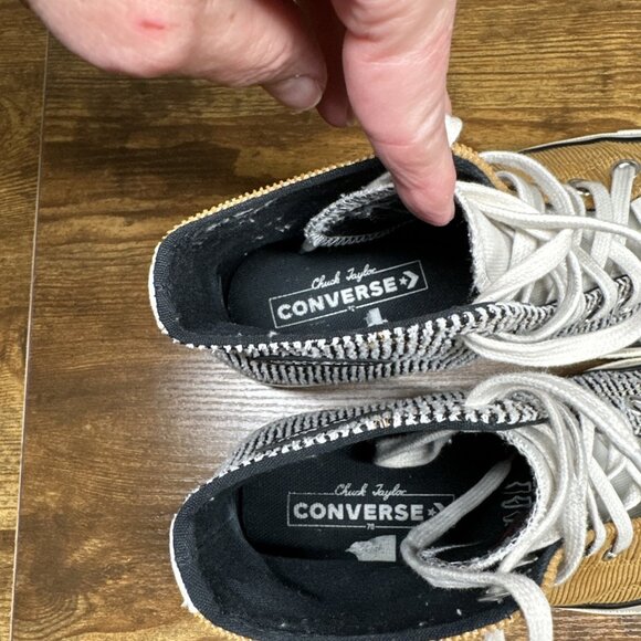 Converse Chuck 70 Workwear High Split Burnt Honey Sneakers M 6 W 8.5 - Picture 9 of 11